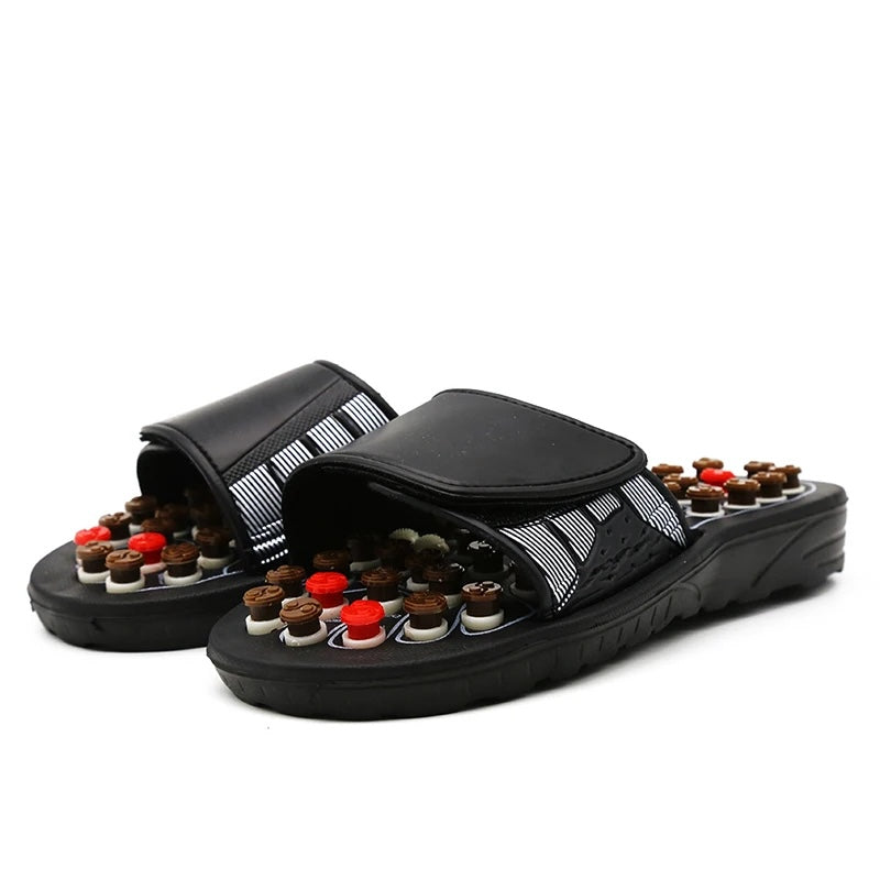 Acupressure Massage Slippers – with 39 massage buttons for foot pain relief