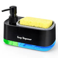3-in-1 Dual Soap Dispenser Set with Sponge Holder