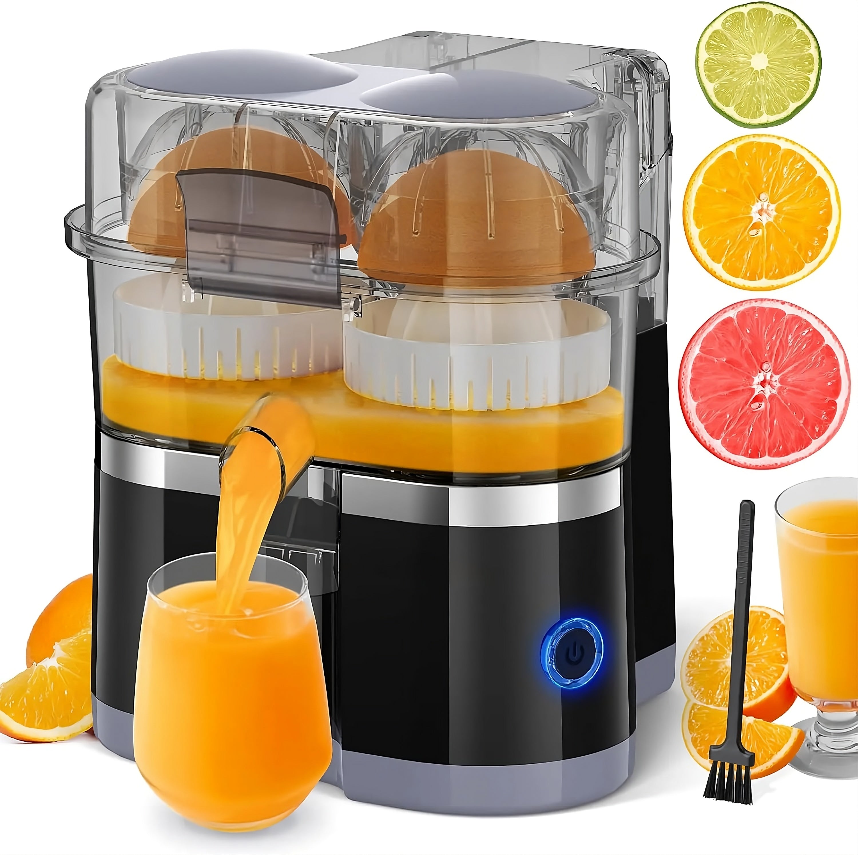 Dual Head Electric Citrus Juicer – Fast & Powerful