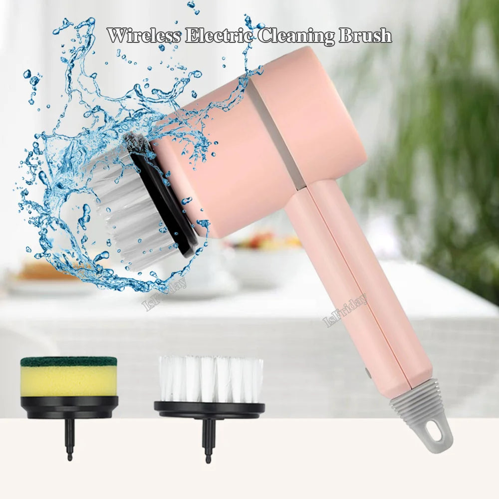 Electric Spin Scrubber Dish Brush – Automatic Cleaning Brush