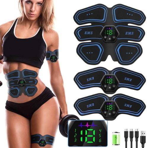 EMS Muscle Stimulator Belt – Electric Abs Toning & Strengthening Device