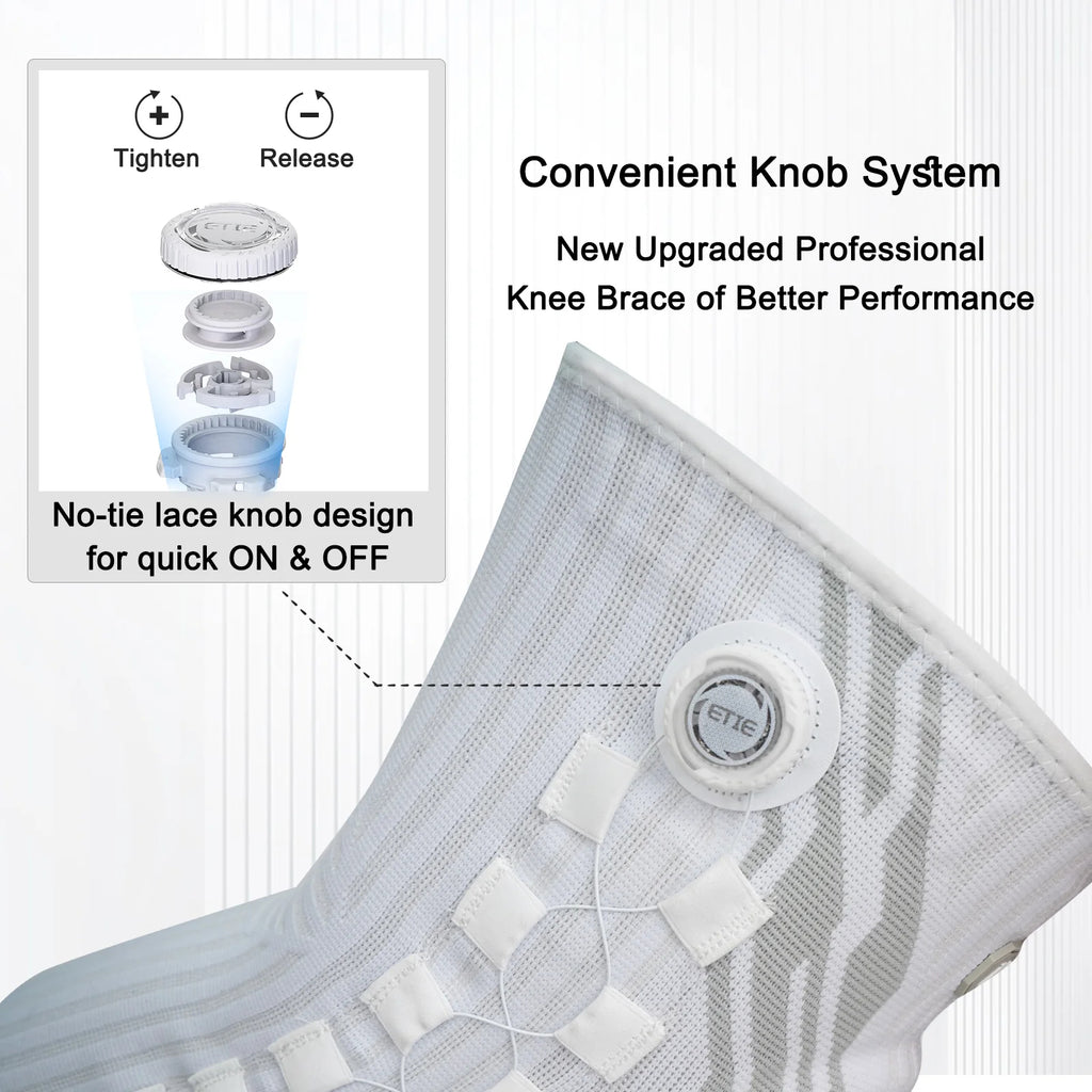 Adjustable Knee Brace with Patella Gel Pad & Lateral Stabilizers