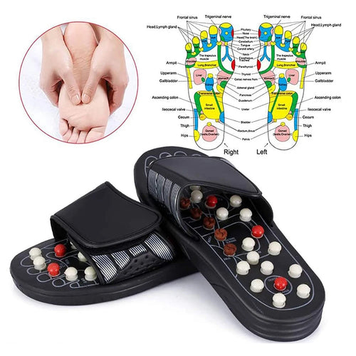 Acupressure Massage Slippers – with 39 massage buttons for foot pain relief