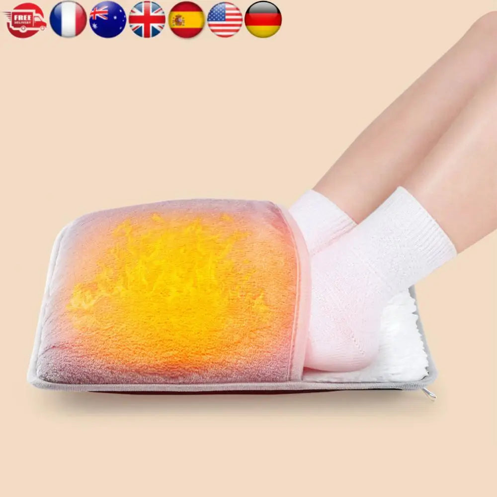 Electric Foot Heating Pad – Heated Foot Warmer for Pain Relief