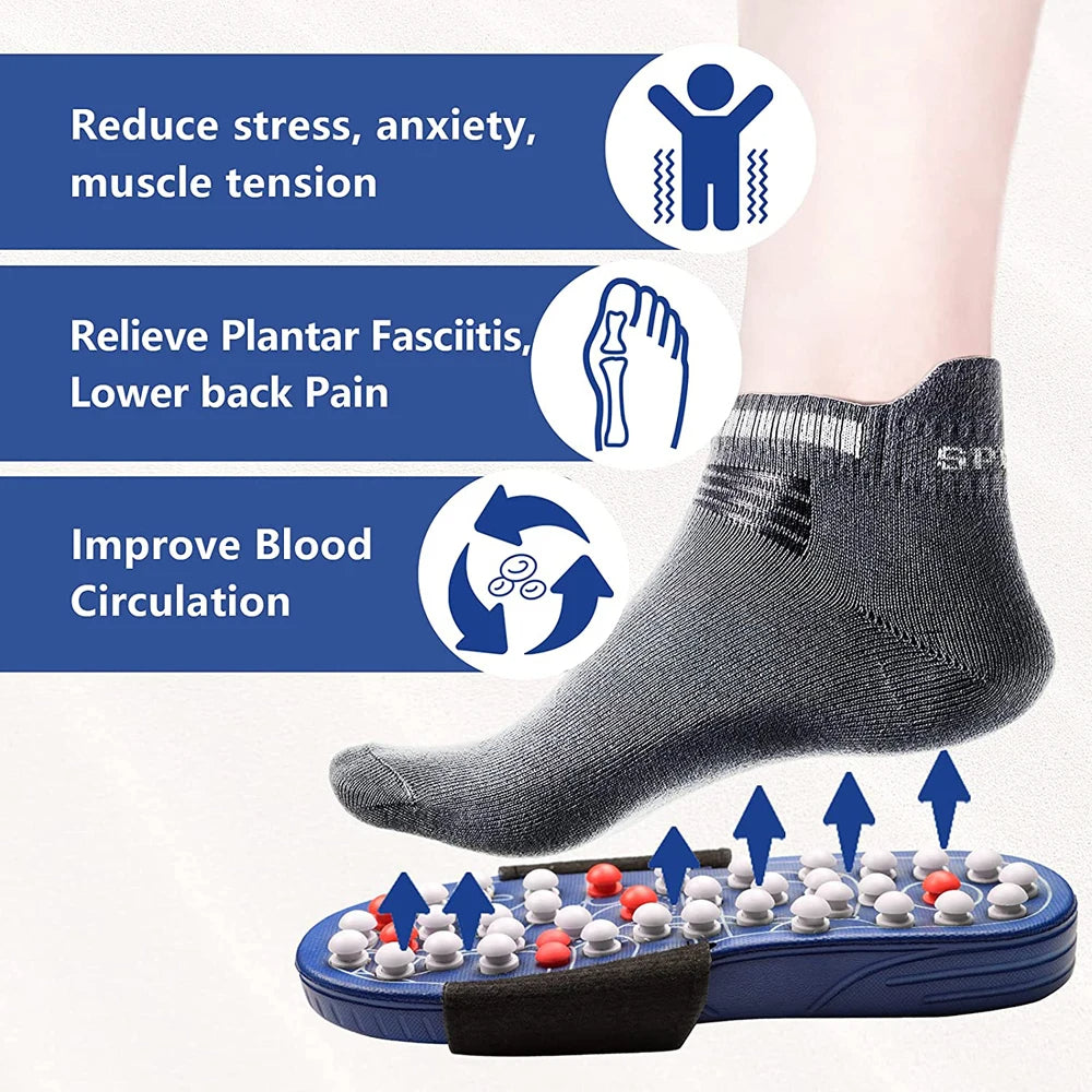 Acupressure Massage Slippers – with 39 massage buttons for foot pain relief