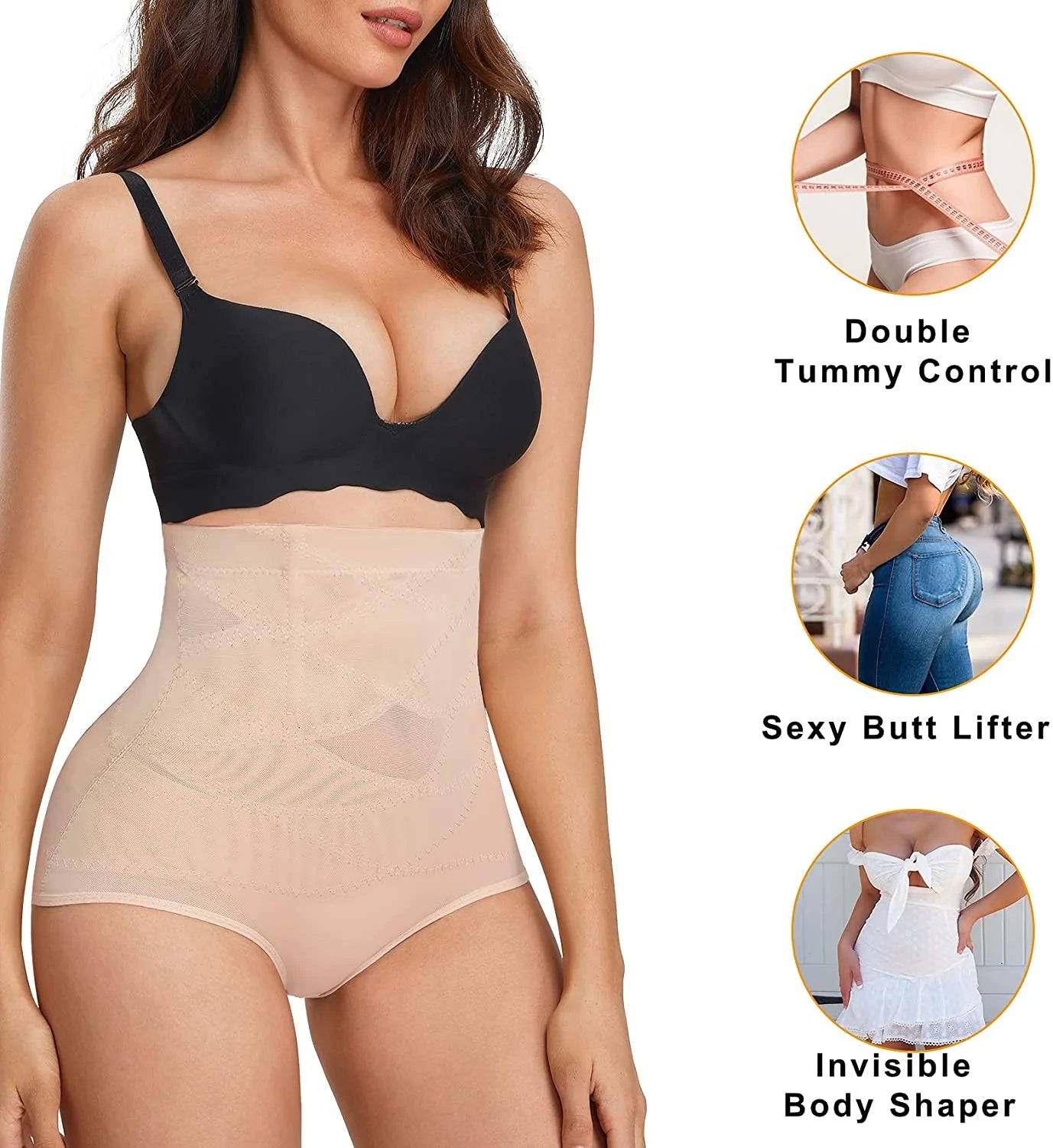 Women's High-Waist Tummy Control Shapewear –  Shaping Pants