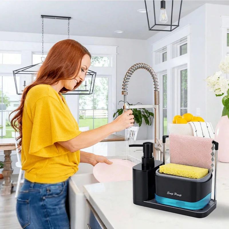 5-in-1 Hand and Dish Soap Dispenser Set