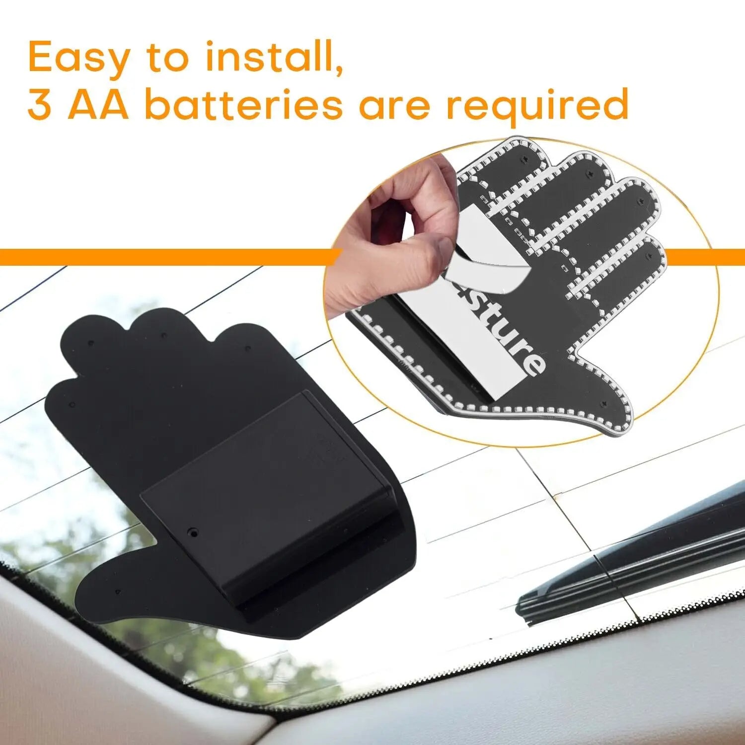 Hand Gesture Controlled LED Car Interior Light