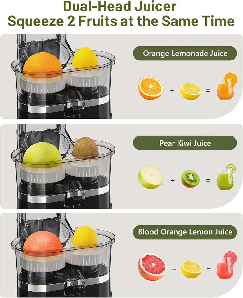 Dual Head Electric Citrus Juicer – Fast & Powerful