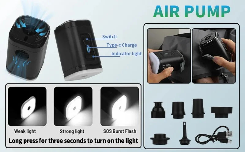 17L Vacuum Compression Storage Bag with Electric Air Pump