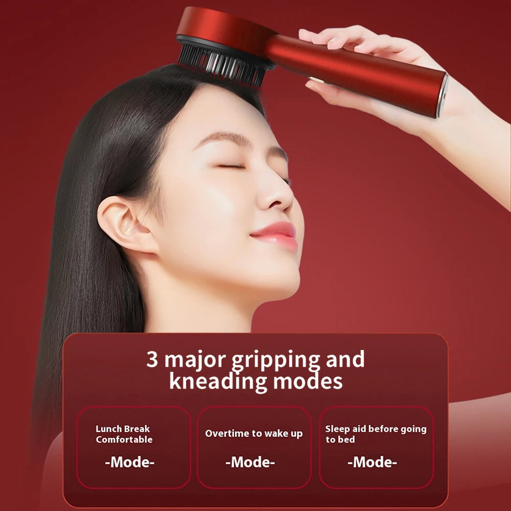 Electric Scalp Massager – Handheld Head Massager for Hair Growth