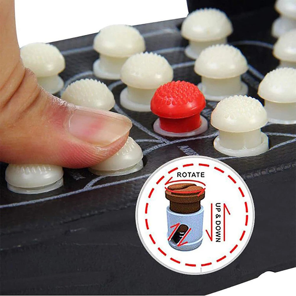 Acupressure Massage Slippers – with 39 massage buttons for foot pain relief