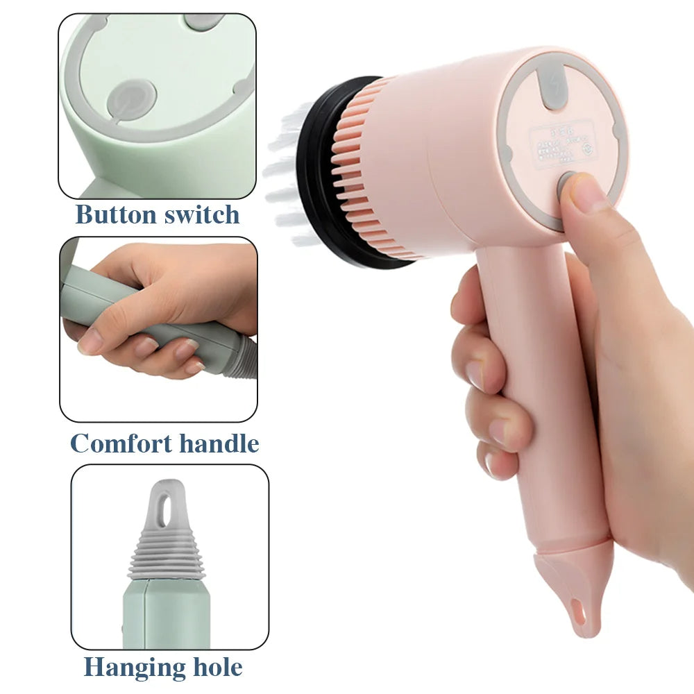 Electric Spin Scrubber Dish Brush – Automatic Cleaning Brush
