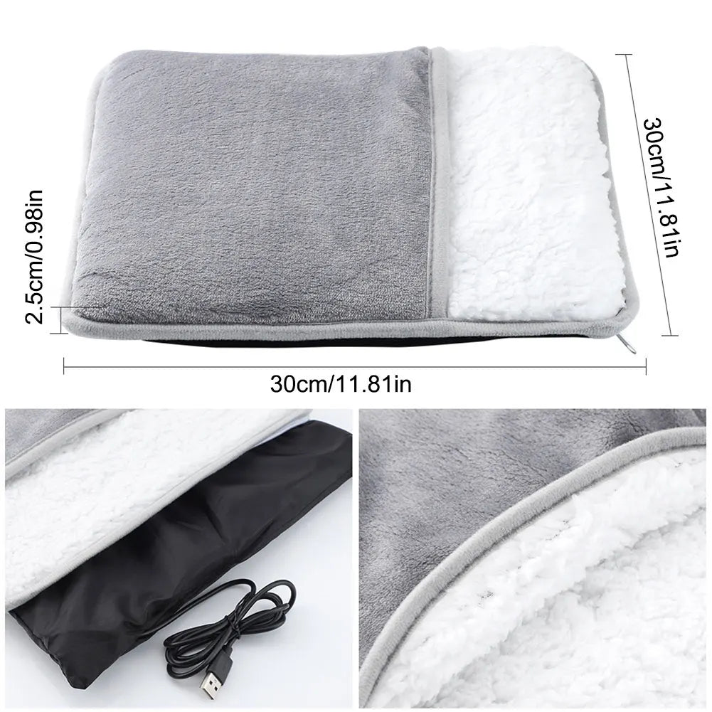 Electric Foot Heating Pad – Heated Foot Warmer for Pain Relief