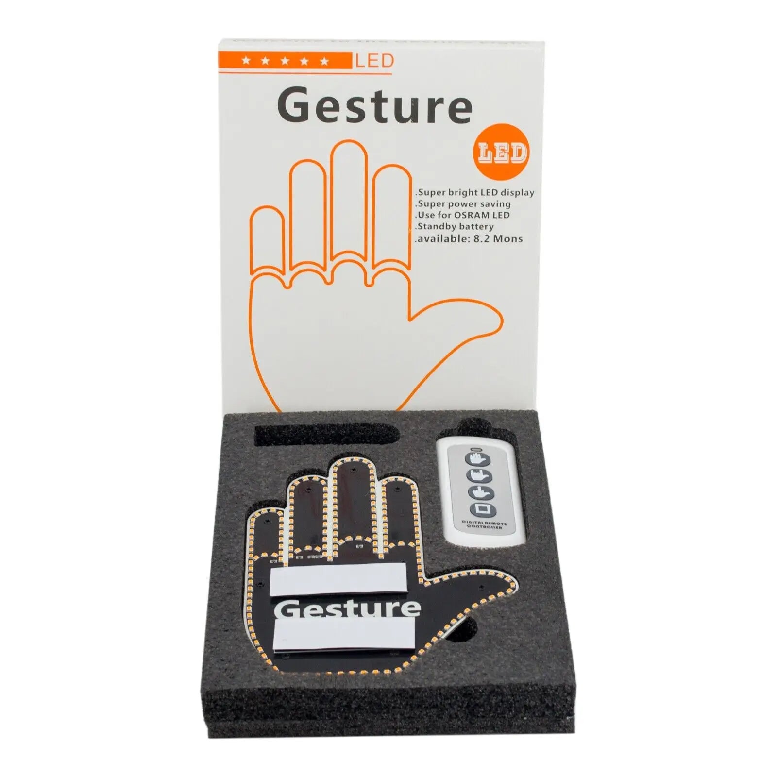 Hand Gesture Controlled LED Car Interior Light