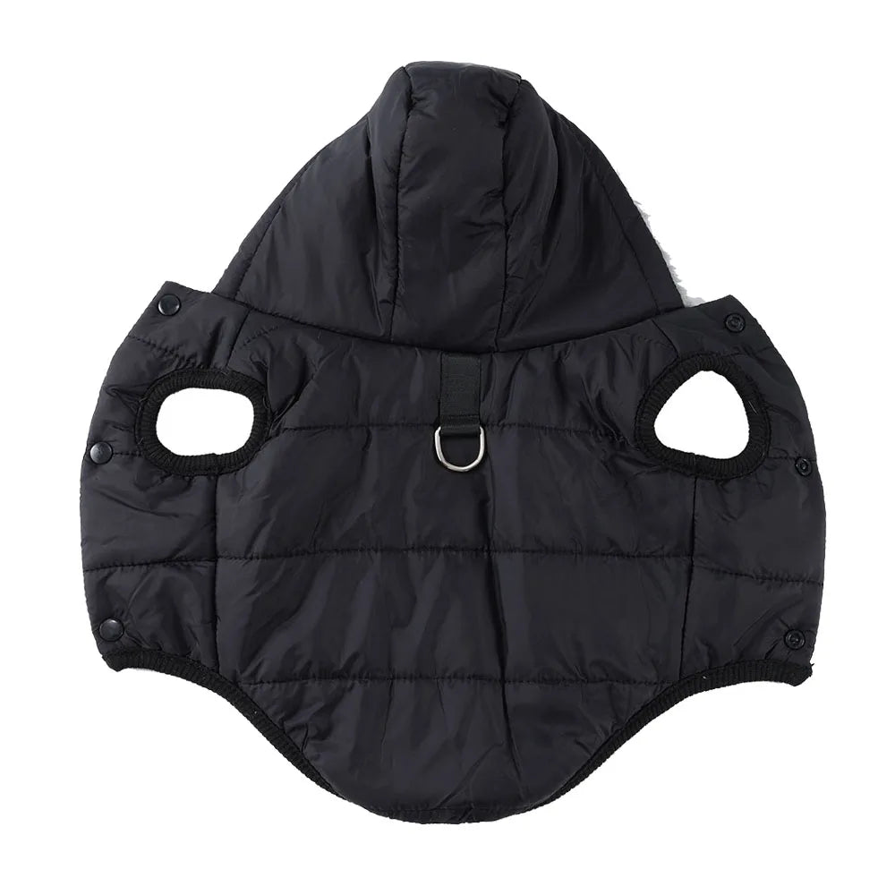 Hooded – Windproof fleece pet jacket for small dogs and cat, XS to XL