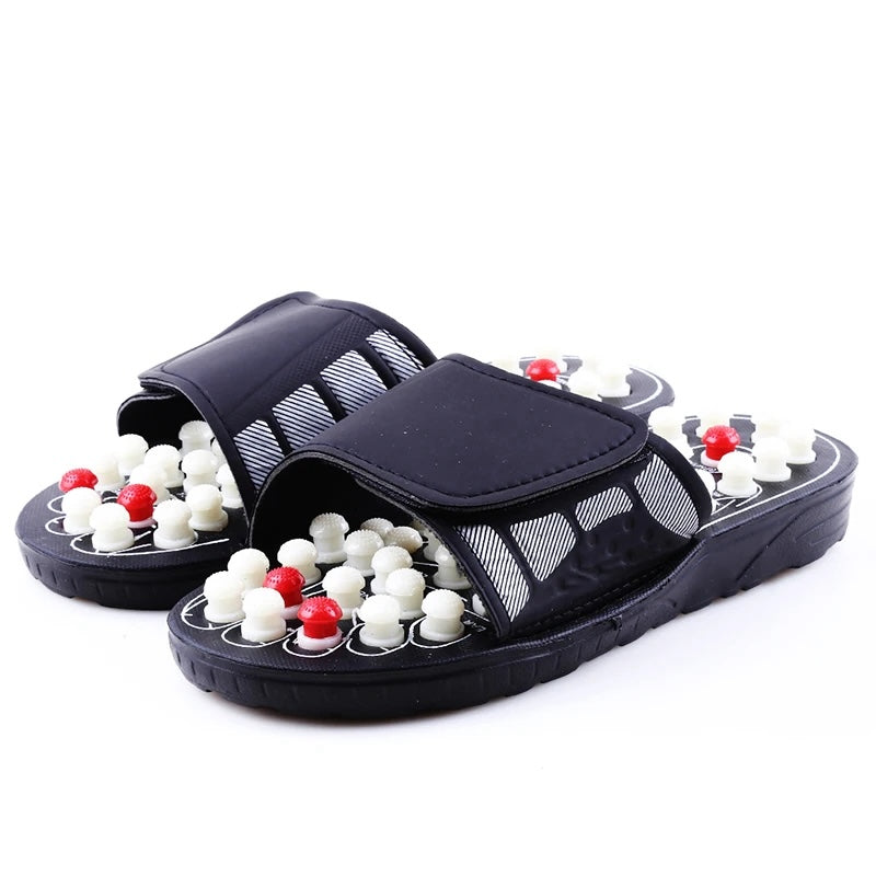 Acupressure Massage Slippers – with 39 massage buttons for foot pain relief