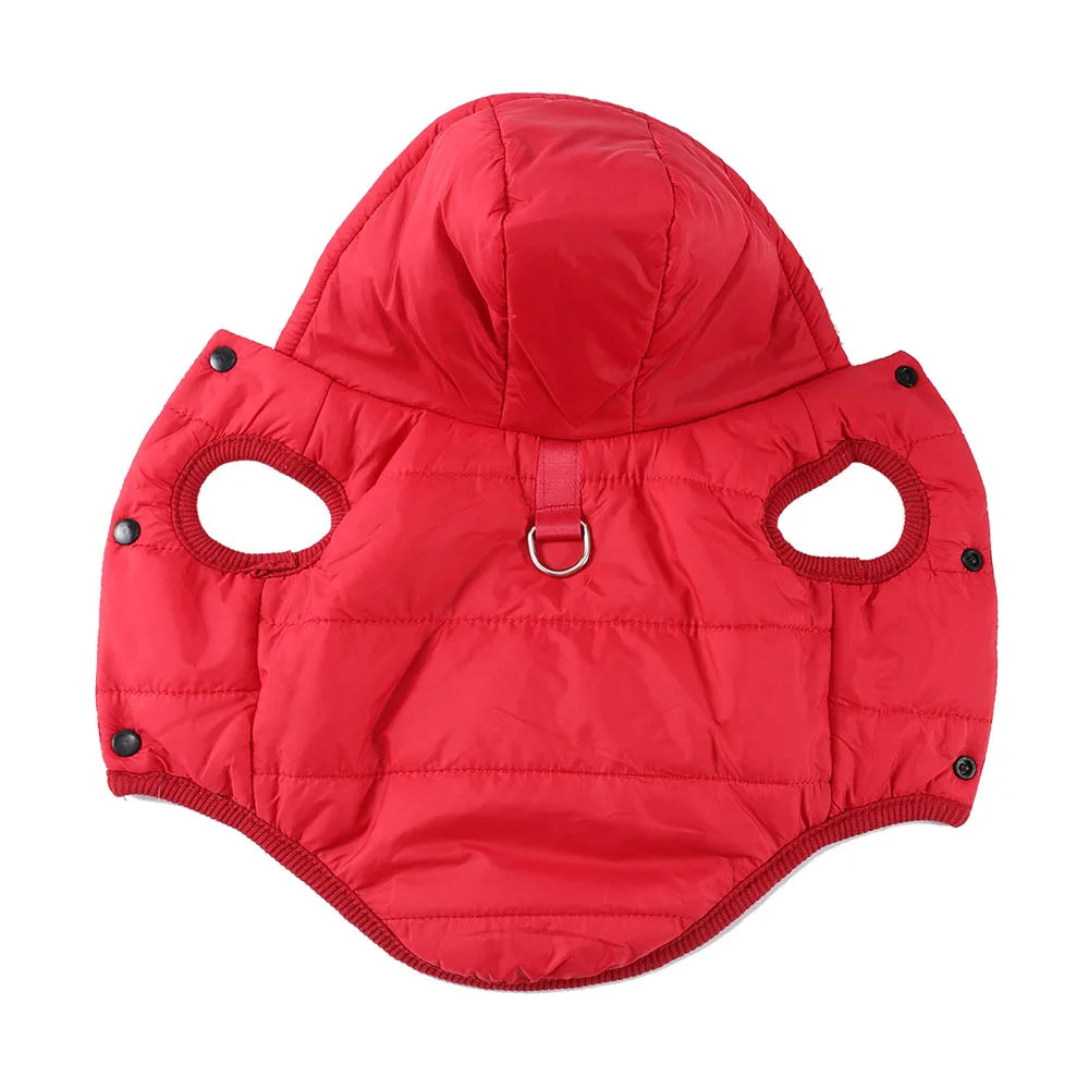 Hooded – Windproof fleece pet jacket for small dogs and cat, XS to XL